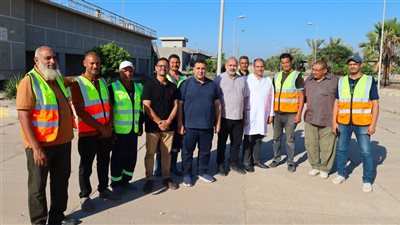 التراس يتفقد محطة معالجة صرف صحي الخيري بدمنهور