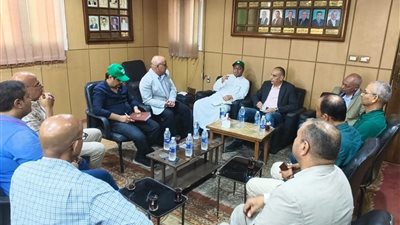 وكيل زراعة البحيرة يستقبل رئيس الإدارة المركزية لمكافحة الآفات والوفد السعودى