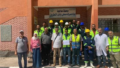 محطة معالجة صرف صحي وادي النطرون تحصد شهادة الإدارة الفنية المستدامة (TSM) 