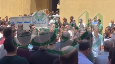 وداع موجع برشيد.. تشيع 4 من ضحايا حريق العمرانية في جنازة مهيبة