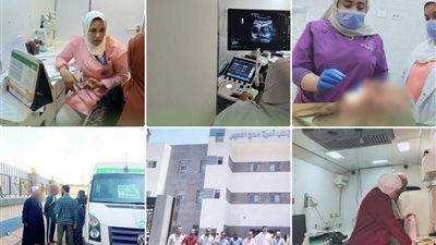 2600 مريض يستفيدون من قافلة «حياة كريمة» الطبية بمركز صان الحجر بالشرقية