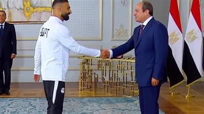 عاجل.. السيسي: المنتخب أعاد الفرحة للمصريين