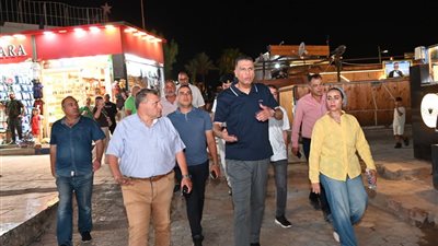 محافظ جنوب سيناء يتفقد خليج نعمة بعد انتهاء مهلة تقنين الأوضاع