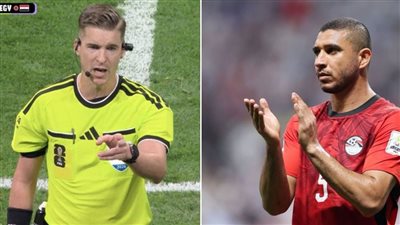 ربيعة يفتح النار على حكم مباراة مصر والأرجنتين في كأس العالم