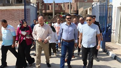 محافظ القليوبية يتفقد محطة مياه نوب طحا ضمن مشروعات المبادرة الرئاسية 