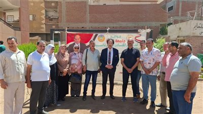 جامعة طنطا تنظم قافلة تنموية شاملة بقرية الطالبية بمركز كفر الزيات