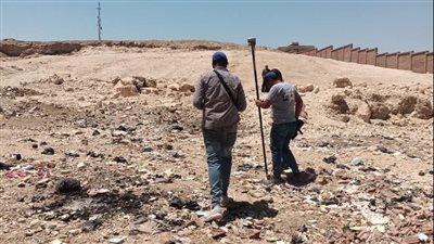 رفع الإحداثيات الخاصة بالموقع المقترح لإقامة مركز شرطة بقرية الرحمانية بقنا