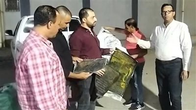 ضبط مطبعة غير مرخصة لطباعة شكائر دقيق المطاحن بالفيوم 
