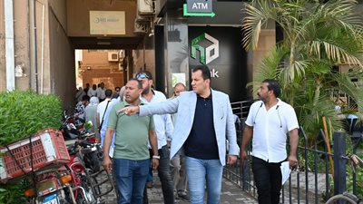 رئيس جهاز العاشر يتفقد الحي الـ١٦ ويكشف سرقة مياه بـ٥ محال