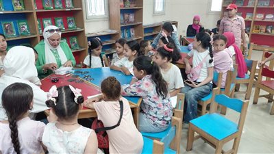 مكتبة البحر الأعظم بالجيزة تنظم لقاءات توعوية وورشا إبداعية للأطفال