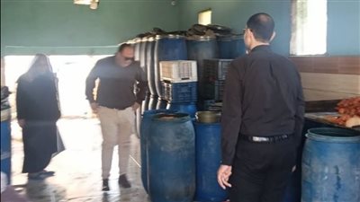 حماية المستهلك: ضبط 2 طن مخللات غير صالحة للاستهلاك الآدمي بالشرقية 