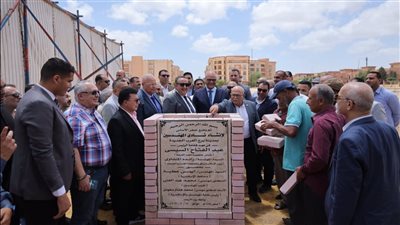 وضع حجر الأساس لنادي المهندسين بمدينة برج العرب الجديدة