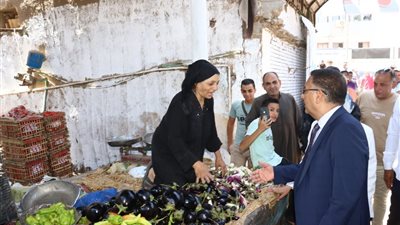 محافظ القليوبية يتابع جاهزية سوق بهتيم