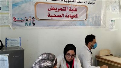 جامعة دمنهور تنظم قافلة شاملة بقرية الجنبيهي بحوش عيسى