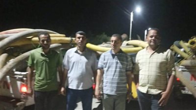 إزالة حالات سرقة مياه الري على بحر الجرجبة بالفيوم 