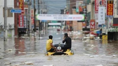 اجتماع حكومي طارئ بكوريا الجنوبية لدراسة خسائر الفيضانات