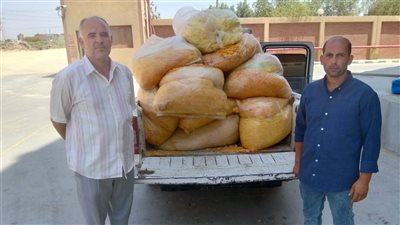 ضبط حلوى أطفال وسلع تموينية مدعمة قبل بيعها بالفيوم 