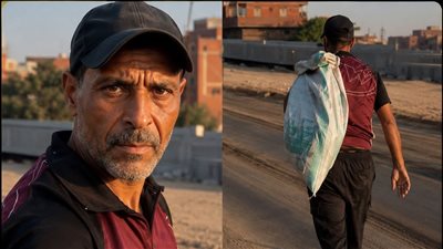 فيديو عامل الخردة يشعل مواقع التواصل.. وزوجته تكشف حقيقة اتهامه بالسرقة