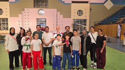 لاعبو تايكوندو سبورتنج يحصدون ذهبيات كأس مصر 