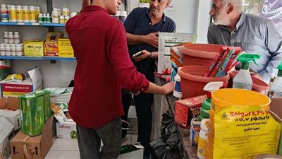 حملة رقابية بمركز كفر الزيات تسفر عن ضبط 1500 عبوة مبيدات محظورة