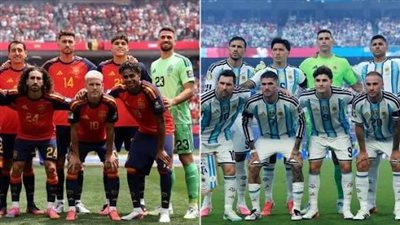  يلا شوت مشاهده مباراة الأرجنتين وإسبانيا دور تحديد بطل كأس العالم رابط البث المباشر