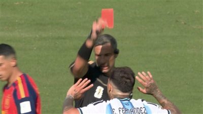 الأرجنتين في مأزق.. طرد إنزو فيرنانديز مع اللحظات الأخيرة في كأس العالم 2026