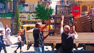85 حالة إشغال خلال حملة موسعة بحي غرب الإسكندرية