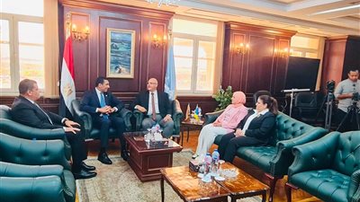 بالصور .. وزير الشباب والرياضة يصل محافظة الاسكندرية