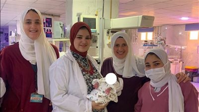 إنجاز طبي بمستشفى بلبيس.. إنقاذ رضيع شديد الخداج وُلد بوزن 900 جرام