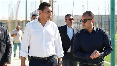 وزير الرياضة ورئيس جهاز مدينة العلمين الجديدة يتفقدان المنشآت الرياضية بالمدينة