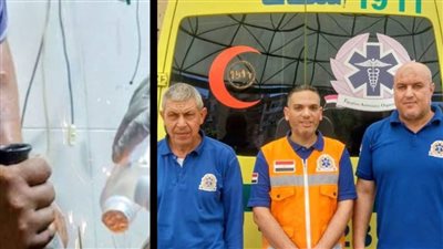 بعد إنقاذ طفل.. تكريم أبطال الاسعاف والفرق الطبية بكفر الزيات