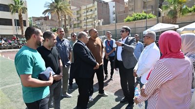 لجنة المجلس الأعلى للجامعات تتفقد اختبارات قدرات كلية علوم الرياضة بالفيوم 