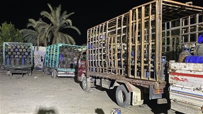 تحرير محضر ضد مستودع لتخلفه عن توزيع 4163 أسطوانة بالفيوم 