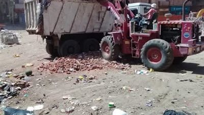 رفع 750 طنًا من تراكمات القمامة وبؤر المخلفات بالغربية