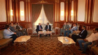 وفد نقابة الصحفيين برئاسة البلشي يقدم التهنئة لمجلس إدارة نادي قضاة مصر
