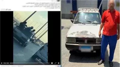 الداخلية: ضبط سائق المتهم بالسماح لأشخاص بالجلوس أعلى سيارته حال سيرها بالمقطم 