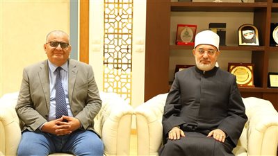 مفتي الجمهورية يستقبل نائب رئيس أكاديمية البحث العلمي لبحث تعزيز التعاون المشترك