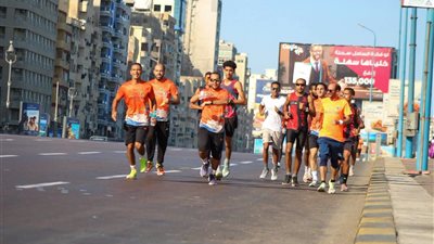 ماراثون للجري بشواطئ الإسكندرية 