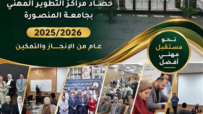  19 ألف مستفيد من مراكز التطوير المهني بجامعة المنصورة