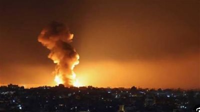 سقوط فلسطينيين جراء غارة إسرائيلية على حي المشاعلة غرب دير البلح 