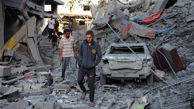 سقوط شهيدين جراء قصف شقة سكنية غرب غزة