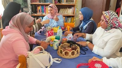اعادة التدوير بمركز شباب العجمي ضمن مبادرة 