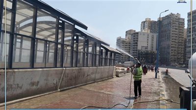 انطلاقة  قوية لمنظومة النظافة بالإسكندرية 