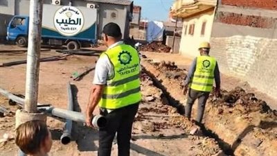 الشرقية: تنفيذ خط مياه بطول 250 مترًا لخدمة 700 نسمة ببحر البقر