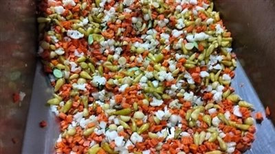 ضبط 2.5 طن مواد غذائية مجهولة ومشتبه في صلاحيتها بالغربية