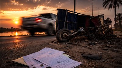 رحلة إلى المدرسة انتهت إلى الجنة.. أم وطفلها ضحيتان لسيارة بلا هوية على طرق نصر النوبة 