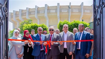 رئيس جامعة طنطا يفتتح أعمال تطوير وتجديد ملعب الكرة الطائرة