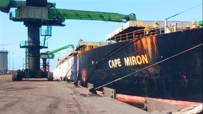 ميناء شرق بورسعيد يستقبل «CAPE MIRON»