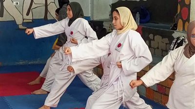 أنشطة متنوعة اانسات الكاراتيه بمركز شباب الناصرية بالاسكندرية