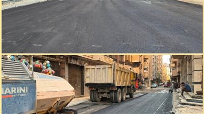محافظة الإسكندرية تواصل رفع كفاءة شبكة الطرق